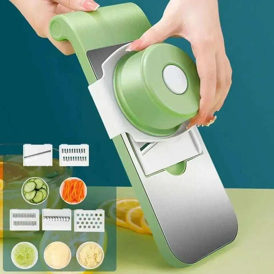 5-in-1 Multifunction Vegetable Cutter – Fast & Easy Kitchen Tooli